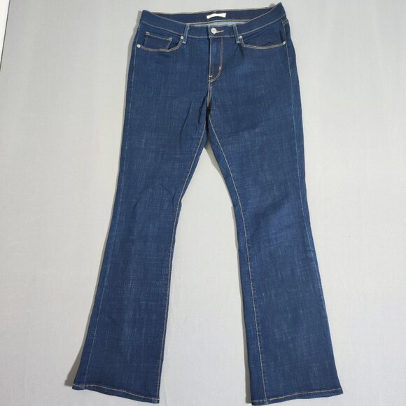 Levi's jeans women's size 12M W31/L32 indigo blue Classic Bootcut high rise - Picture 1 of 14